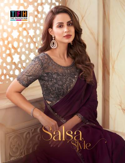 Salsa Style Vol 2 By TFH Designer Partywear Saree Collection